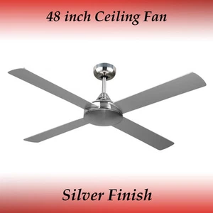 Fias Revolve 48 Inch Ceiling Fan in Brushed Chrome - Picture 1 of 2