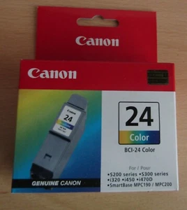 Canon 24 printer ink Cartridge BCI-24 Color - new & sealed - Zdjęcie 1 z 2