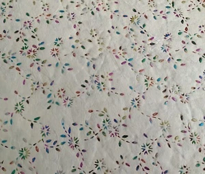 3 A4 Blumenmuster Pastell Maulbeerpapier Sammelalbum Karten Neu - Bild 1 von 1