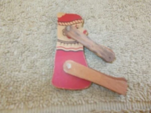 VINTAGE MARIONETTE PUPPE PAPPSPIELZEUG - ~ FÜR TEILE REPARATUR ~ SPIELTEIL UNBEKANNT - Bild 1 von 14