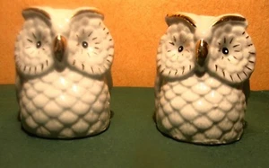 8 Stück weisse Eulen aus Keramik, ca. 9 cm, Neu - Bild 1 von 2
