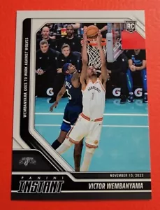 VICTOR WEMBANYAMA ROOKIE CARD PANINI INSTANT 29 PT 9 REB 4 BLK 4 NON IN CONFEZIONI - Foto 1 di 2