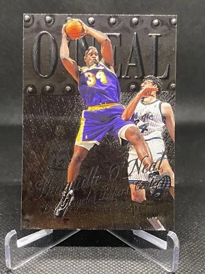 1998-99 Fleer Metal Universe Shaquille O'Neal Card #25 Los Angeles Lakers Shaq - Image 1 of 2