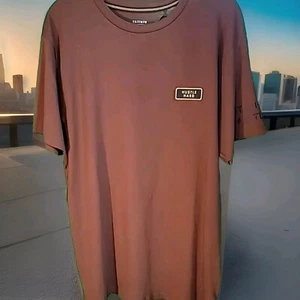 NWT TRIUMPH TRAGEDY STAY HUMBLE HUSTLE HARD TSHIRT BROWN MED - Bild 1 von 10