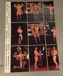 Ray Mentzer/Leonard/Kemper/Nieves Mr. America Bodybuilding Contest Photo - Bild 1 von 1