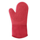 1pc Oven Glove Thicker Extended Design Stain-resistant Thicker Oven Mitt Cotton