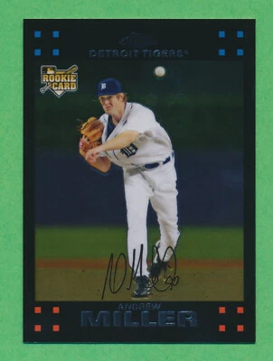 2007 Topps Chrome #298 Andrew Miller ROOKIE RC Detroit Tigers NM-MT+ - Image 1 of 3
