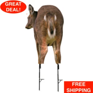 Foldable Montana Decoy Whitetail Doe Deer Rump Backside Pose - Picture 1 of 12