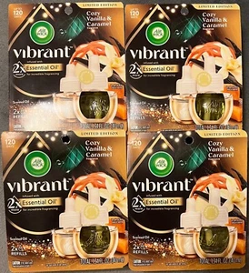 8 Count Air Wick Vibrant Scented Oil Refills - Cozy Vanilla & Caramel - Picture 1 of 2