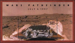 US 1997 Mars Pathfinder,Mars Rover Sojourner,Space,S/S,MNH - Picture 1 of 1