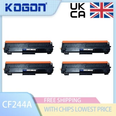 4 x CF244A 44A Toner Cartridge Fits For HP LaserJet Pro M15 M15a M15w M28a M28w - Image 1 of 2
