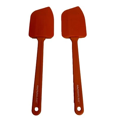 "Par de espátulas naranja cocina Rachael Ray 12"" aptas para lavavajillas juego 2" Foto 1 de 4