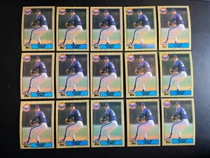 Lote de 15 cartas 1987 Topps Set Break casi nuevo o mejor Nolan Ryan #757 Hof - Imagen 1 de 1