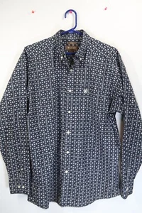 Ariat Men's Fitted Long-Sleeve Shirt Size Large Western Rodeo Ranch Casual - Picture 1 of 9