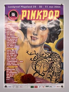 PinkPop Festival Poster Lenny Kravitz Black Eyed Peas Original Landgraaf 2004 - Imagen 1 de 12