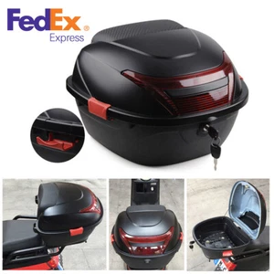 Kit de bloqueo de estuche de almacenamiento de equipaje trasero para motocicleta scooter envío a EE. UU. - Imagen 1 de 12