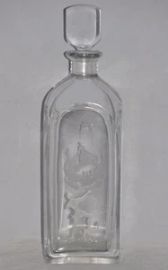 ORREFORS (1939) Etched Signed 12" Crystal Decanter ROMEO & JULIET - Picture 1 of 5