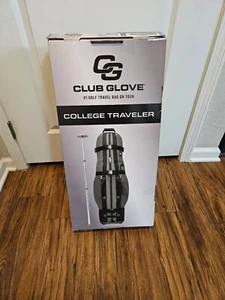 New Club Glove College Traveler Travel Cover Black/Gray Unopened - Picture 1 of 3
