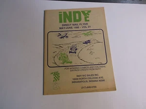VINTAGE 1986 MAI/JUNI INDY R/C KATALOG VERSANDTASCHE WERTVOLLE INFORMATIONEN *G-ZUSTAND* - Bild 1 von 8