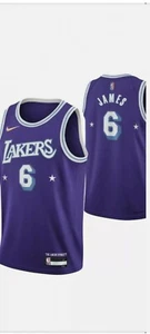 NWT Lebron James Nike City Swingman Dri Fit Jersey Size Youth 14-16  - Picture 1 of 3