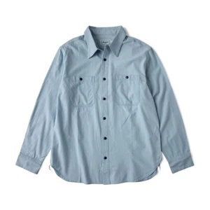 Military Wash Chambray Workshirt Size XL - Picture 1 of 11