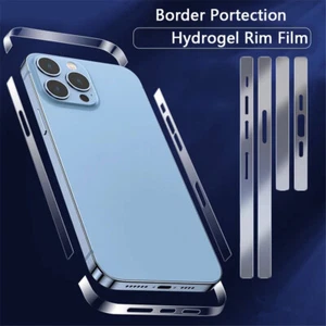 Side Film Screen Protector Hydrogel Film For iphone 16 pro max 12 Pro 15 Pro 14 - Picture 1 of 24