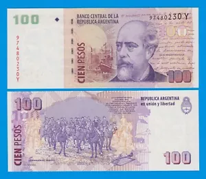 Argentina 100 Pesos P 357 UNC Sufijo Serie "Y" - Imagen 1 de 1