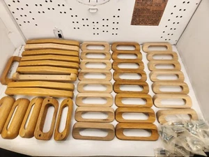 Vintage Holzgriffe Möbel Schrank Schublade Griffe mit einigen Beschlägen Posten von 38 - Bild 1 von 11