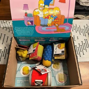 The Simpsons Bark Box Super Chewer size L full set *Brand New* - Picture 1 of 15