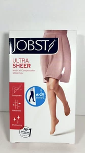 Jobst UltraSheer Medical Compression Stockings 15-20mmHg - Classic BLACK X-Lg. - Picture 1 of 5