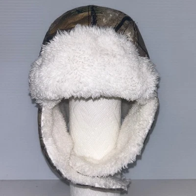 Carhartt Bebé/Niño Pequeño Sherpa Orejera Sombrero Realtree Camuflaje Invierno Gorra Ajustable Foto 1 de 4