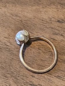 Vintage 10k Gold Filled Damen Perlen Ring - Bild 1 von 6