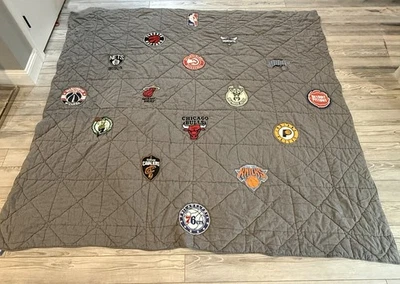 Pottery Barn Teen NBA Eastern Conference quilt comforter  Pre Owned - Image 1 of 4