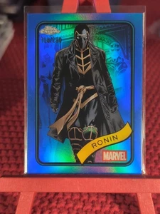 2025 Topps Chrome Marvel No.4 Ronin Blue Refractor #108/299 - Picture 1 of 6