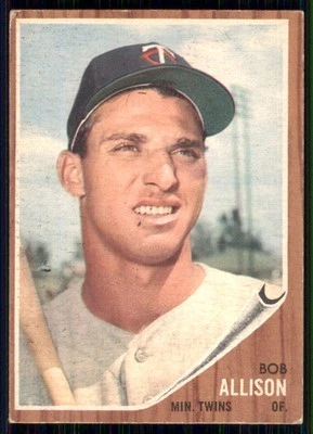 1962 Topps #180a Bob Allison - Image 1 of 2