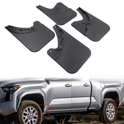 4Pcs Mud Flaps Splash Guard For Toyota Tacoma 2024-2025 - Image 1 of 4