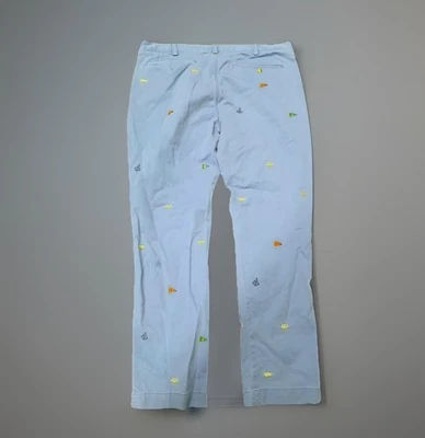 Chinos para hombre Ralph Lauren con temática náutica bordados calce recto 36x32 Foto 1 de 4
