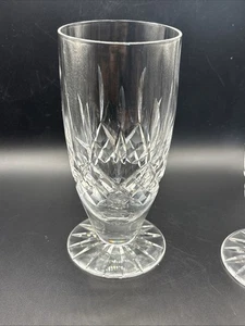 Bicchiere da tè freddo Waterford Crystal Lismore vintage - calice con piedi 6,25" - Foto 1 di 5