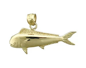 Colgante Mahi Mahi Oro 14K 30MM - Imagen 1 de 6