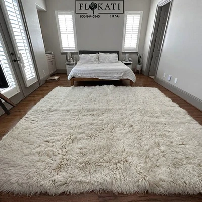 LA ALFOMBRA FLOKATI MÁS GRUESA HECHA | PILA DE LANA ULTRA FELPA 4,5" | EXCELENTE CALIDAD Foto 1 de 4