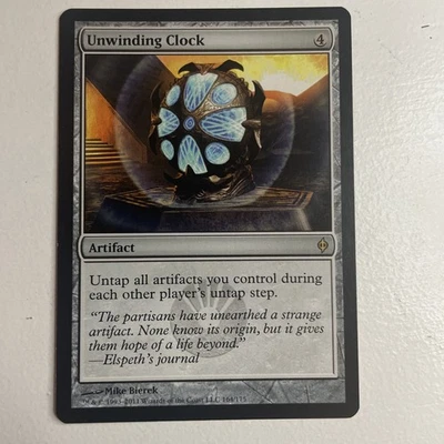 MTG - Unwinding Clock - New Phyrexia - Near Mint - Image 1 of 2