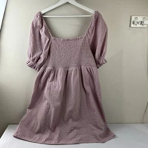 Princess Highway Size 18 Pink Ruched Dress Lined Stretchy - Picture 1 of 7