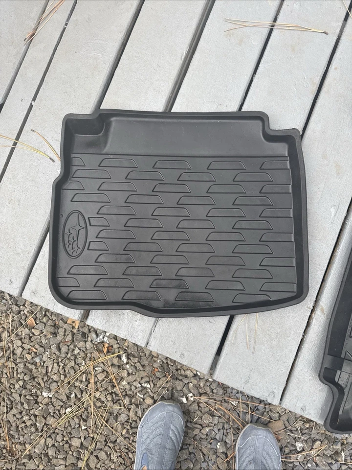 2020 Original Subaru Outback Original Black rubber  Floor Mats - Image 1 of 4