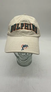 Vintage Reebok Miami Dolphins Strapback Hat Old Logo - Picture 1 of 6