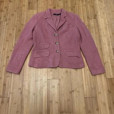 Lauren Ralph Lauren Linen Cotton Blend Blazer Size 8 — 第 1/2 张图片