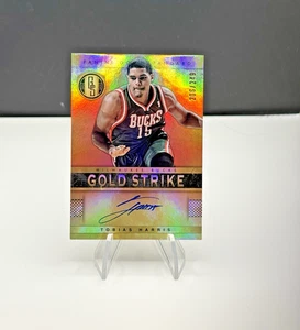 2012-13 Panini Gold Standard Gold Strike  /249 Tobias Harris Rookie Auto RC Holo - Picture 1 of 3