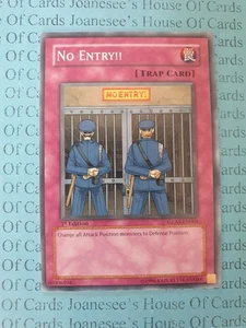 GLAS-EN064 No Entry!! Yu-Gi-Oh Card 1st Edition - Picture 1 of 4