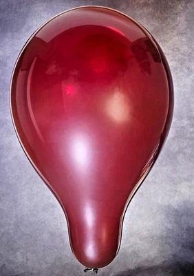 Globos de cristal Qualatex 16" - Borgoña brillante Foto 1 de 3