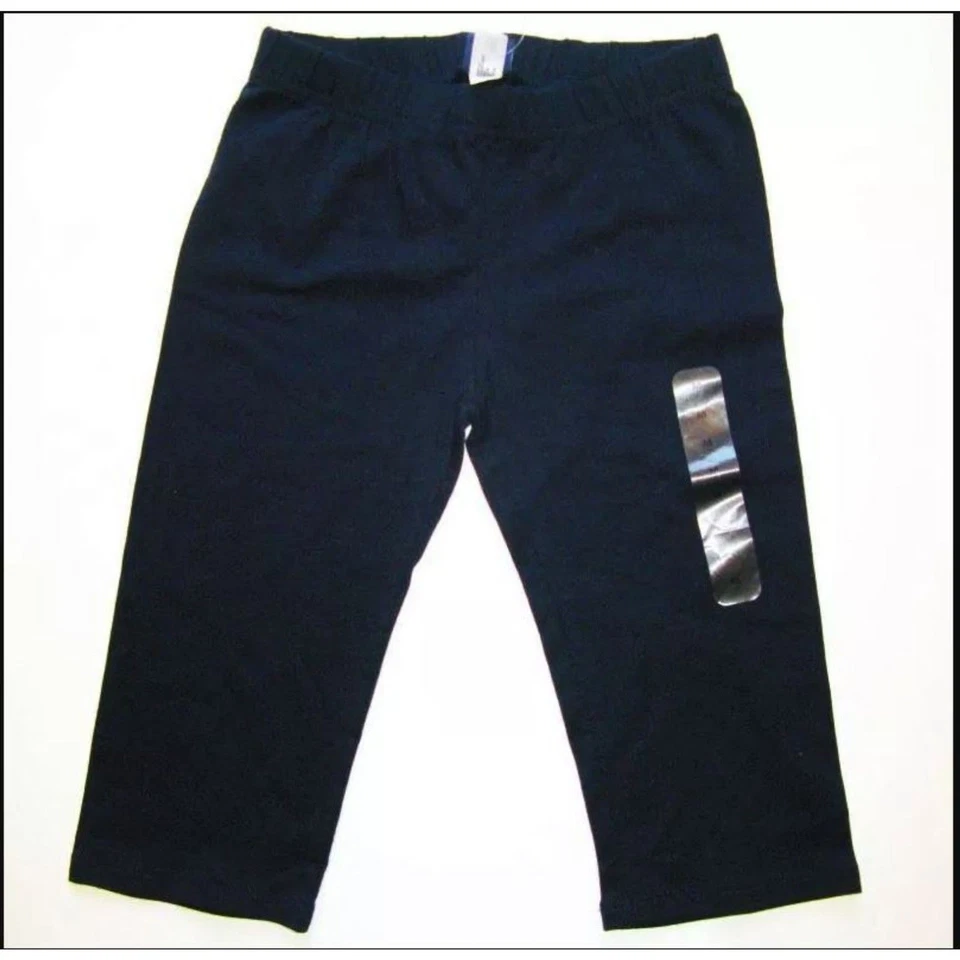 NWT Gap kids girls knit navy blue cropped capri pants leggings capris Medium 8 M - Image 1 of 1