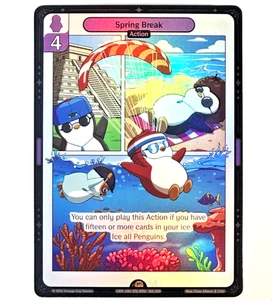 1ª Edición FOIL ***Spring Break*** Vibes Pudgy Penguins TCG Evrything - Imagen 1 de 2